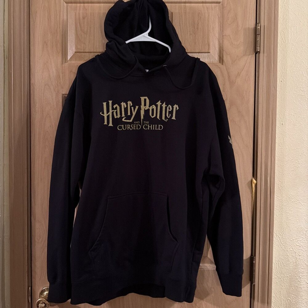 Harry Potter and the Cursed Child Black Pullover Hoodie XL.New Original HP Merch